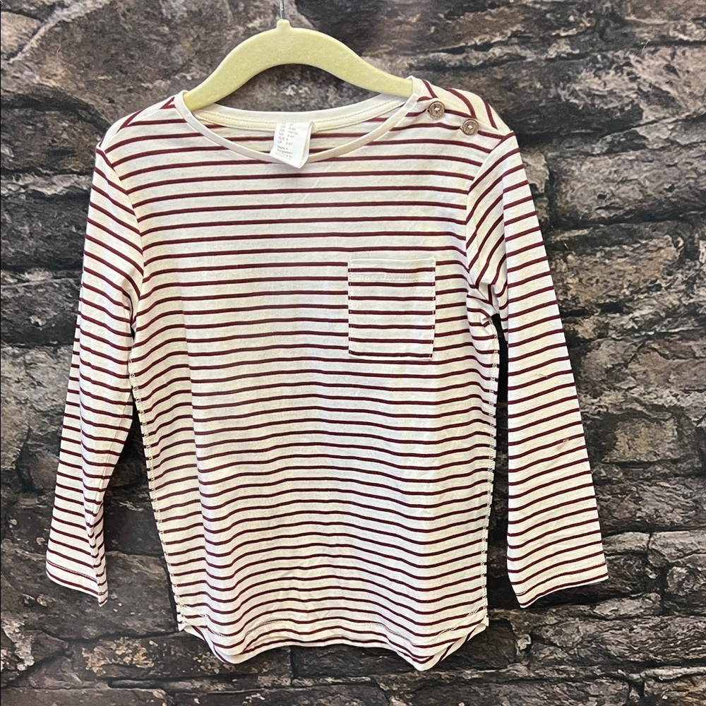 Striped Kids Shirt with Pocket